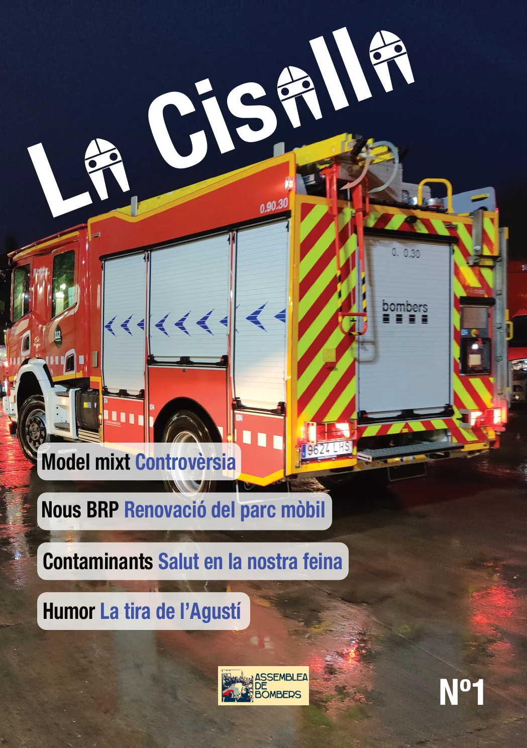 Portada de La Cisalla número 1, gener de 2021