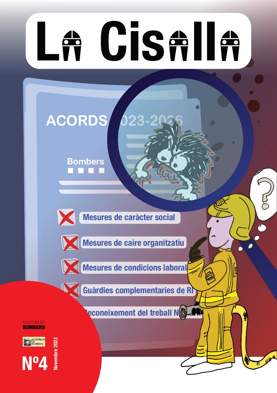 Portada de La Cisalla número 4, Acords 2023–2026